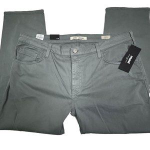 NEW MAVI Zach Straight Leg Shark Skin Twill Grey Pants Men’s 42x28‎ NWT